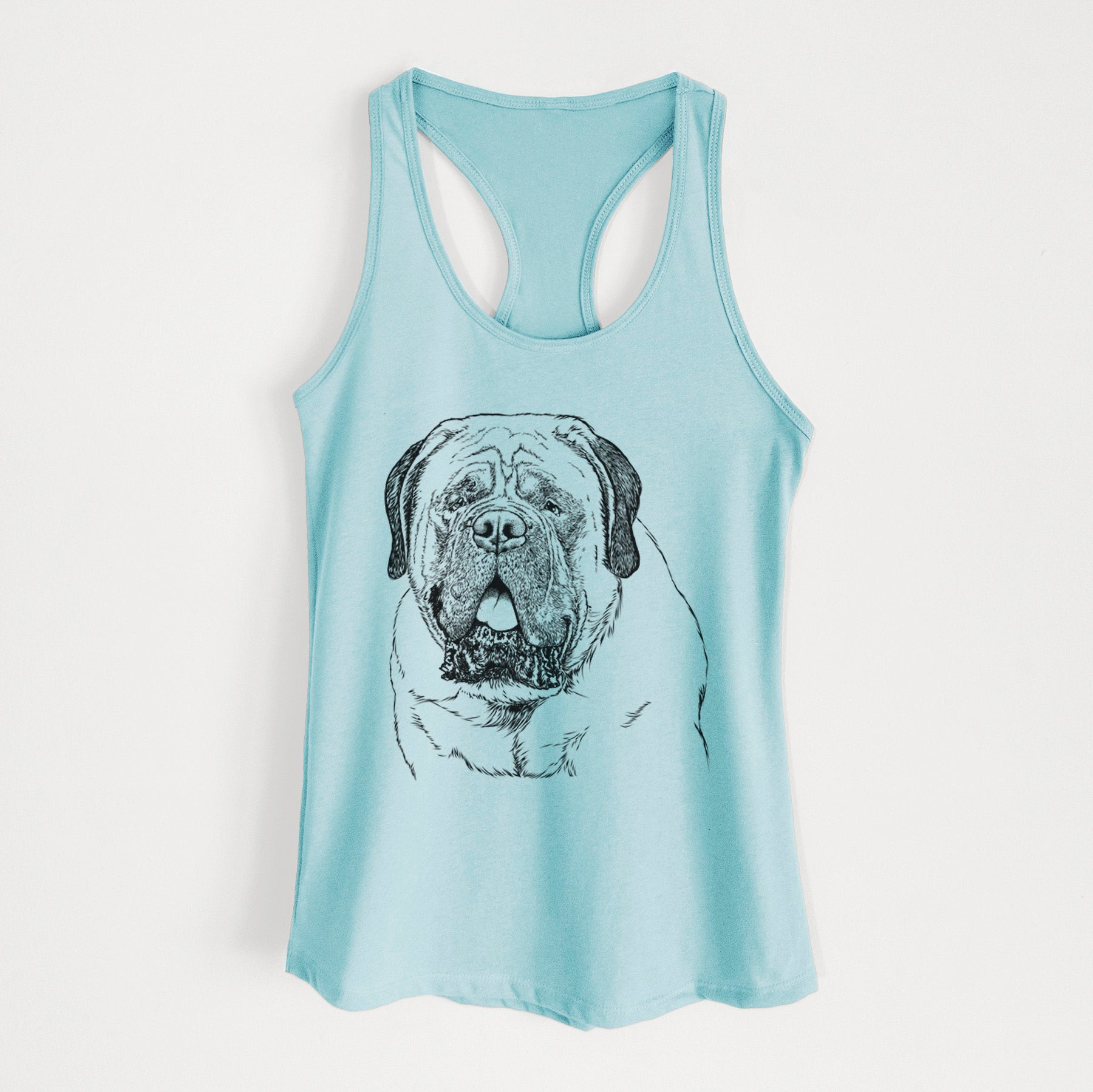 Jed the English Mastiff - Women's Racerback Tanktop