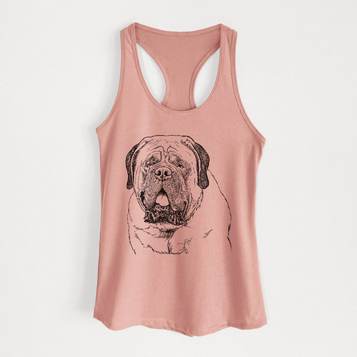 Jed the English Mastiff - Women's Racerback Tanktop