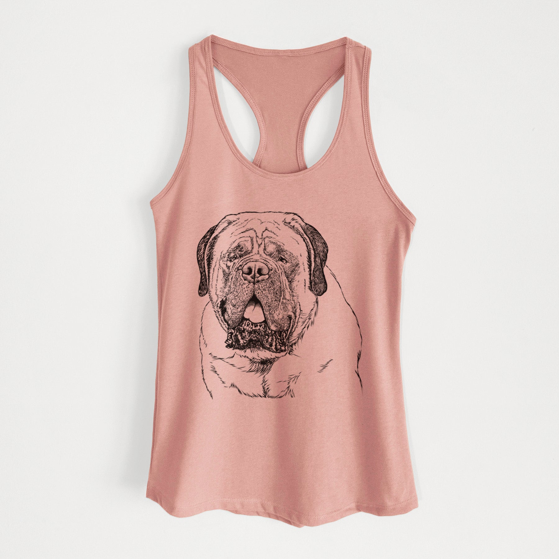 Jed the English Mastiff - Women's Racerback Tanktop