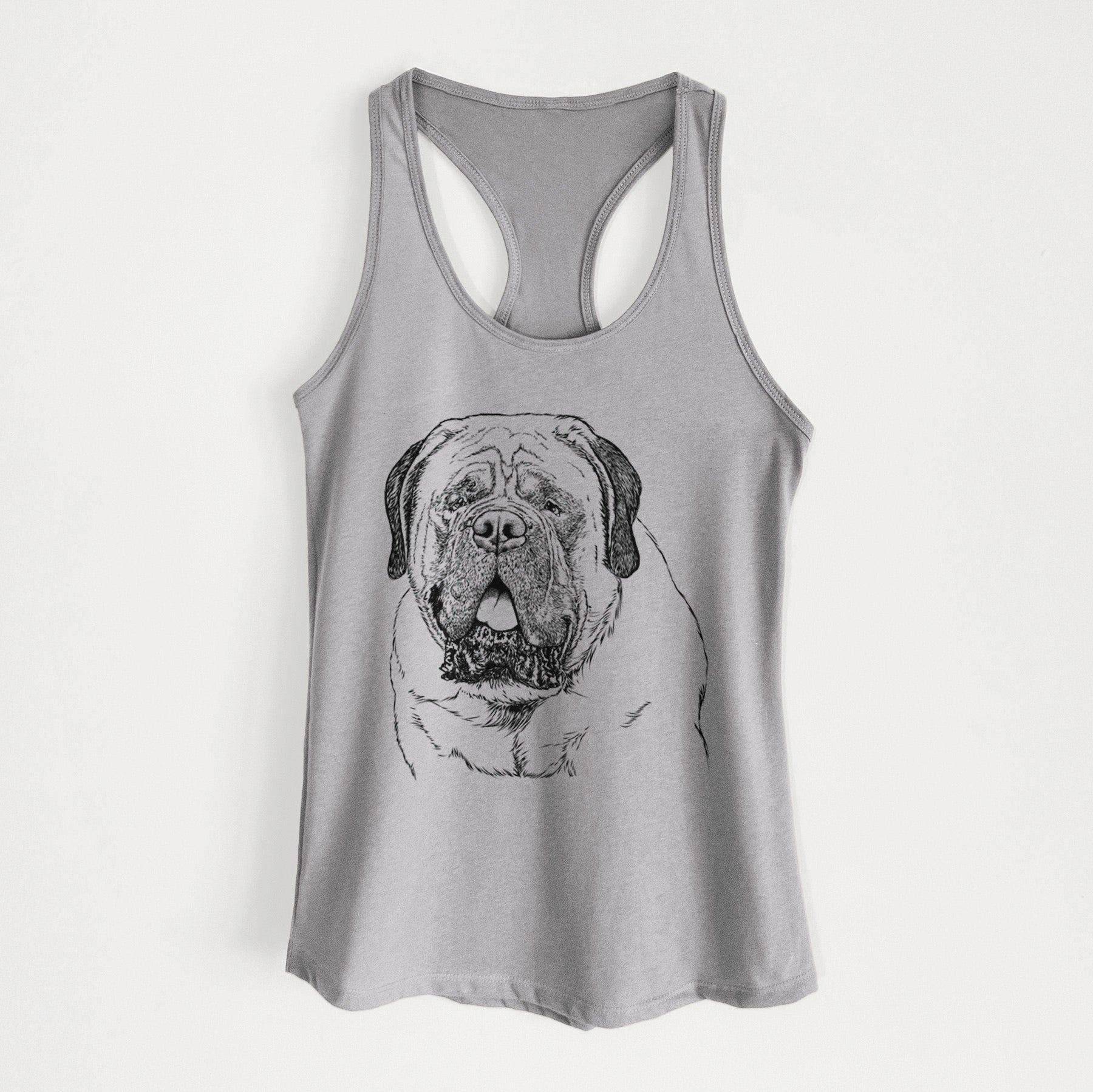 Jed the English Mastiff - Women's Racerback Tanktop