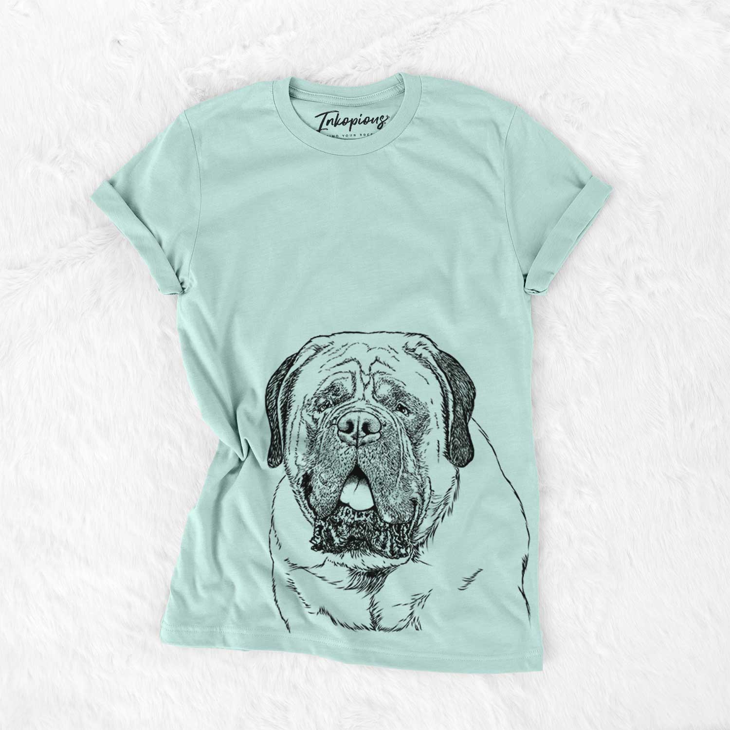 Jed the English Mastiff - Bella Canvas Unisex Crewneck