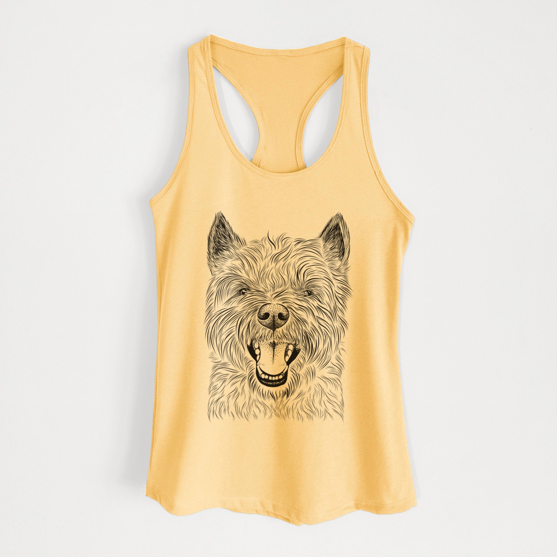 Jeff the Cairn Terrier - Women's Racerback Tanktop