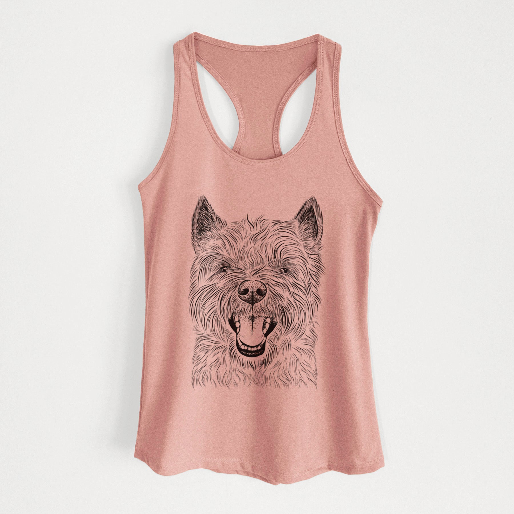 Jeff the Cairn Terrier - Women's Racerback Tanktop