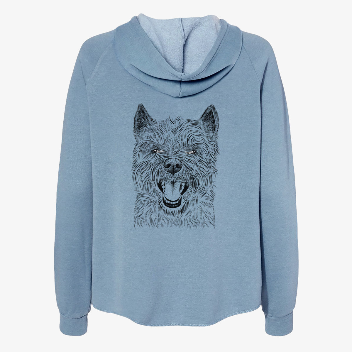 Jeff the Cairn Terrier - Women's Cali Wave Zip-Up Sweatshirt