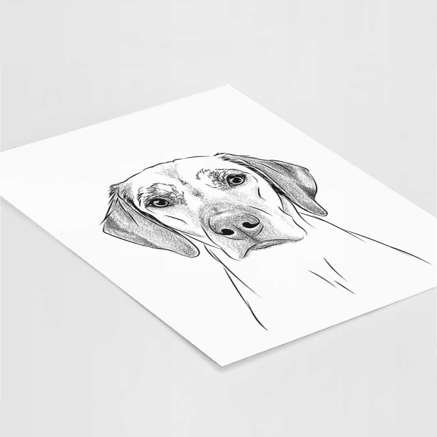 Jenga the Rhodesian Ridgeback Art Print