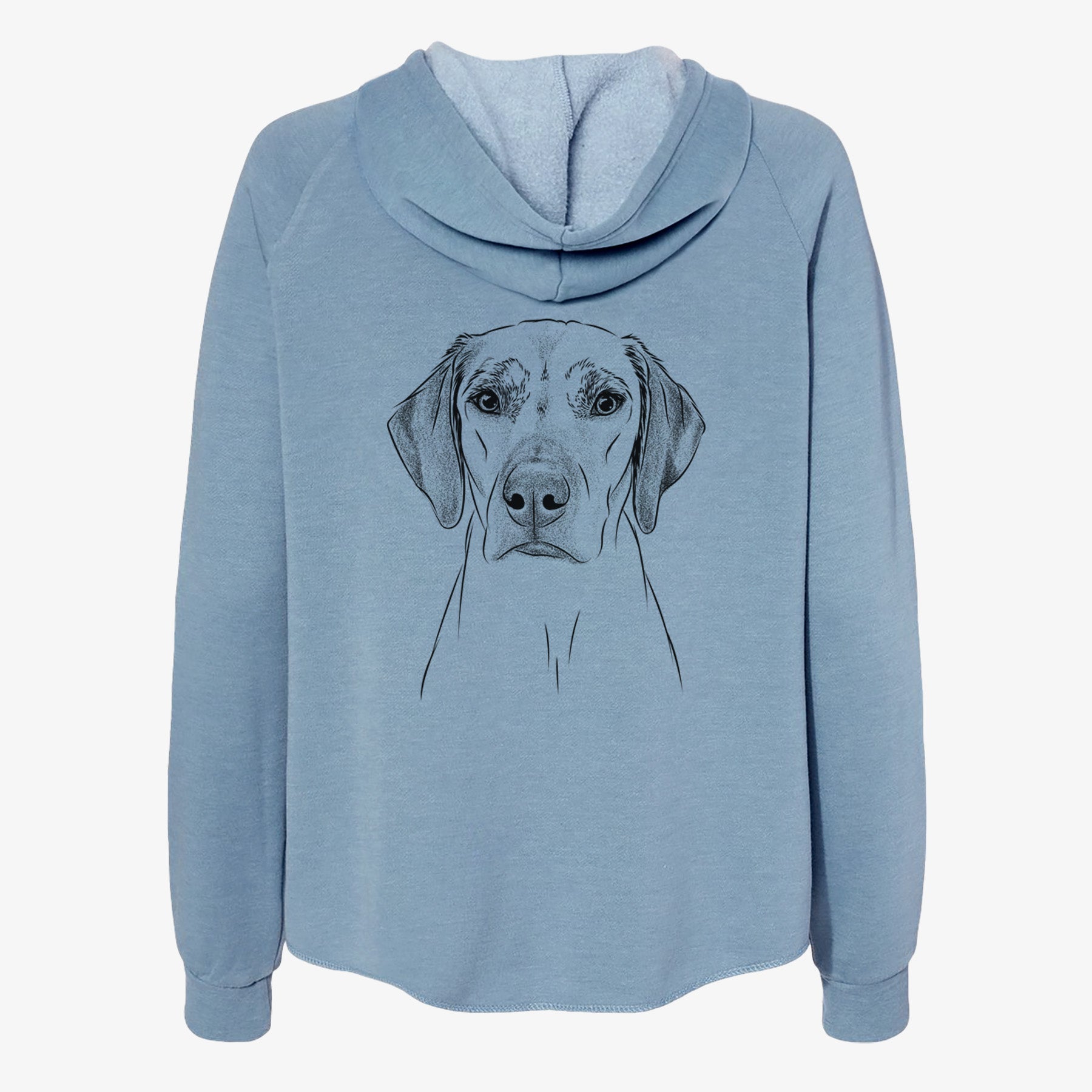 Jenga the Rhodesian Ridgeback - Women's Cali Wave Zip-Up Sweatshirt