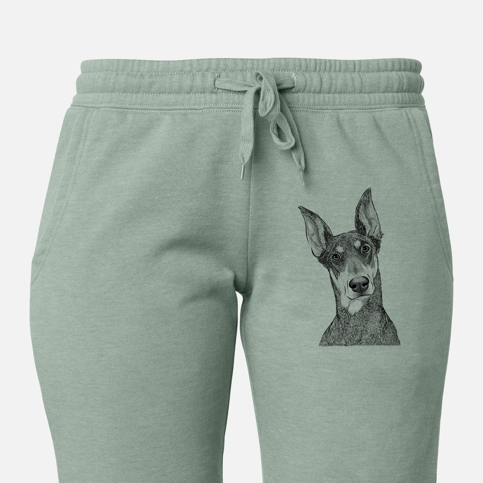 Jenna the Doberman Pinscher - Women's Cali Wave Joggers