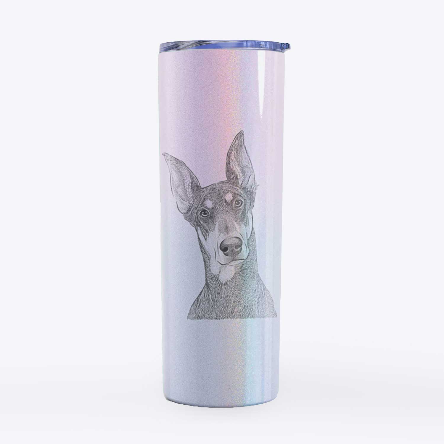 Jenna the Doberman Pinscher - 20oz Skinny Tumbler