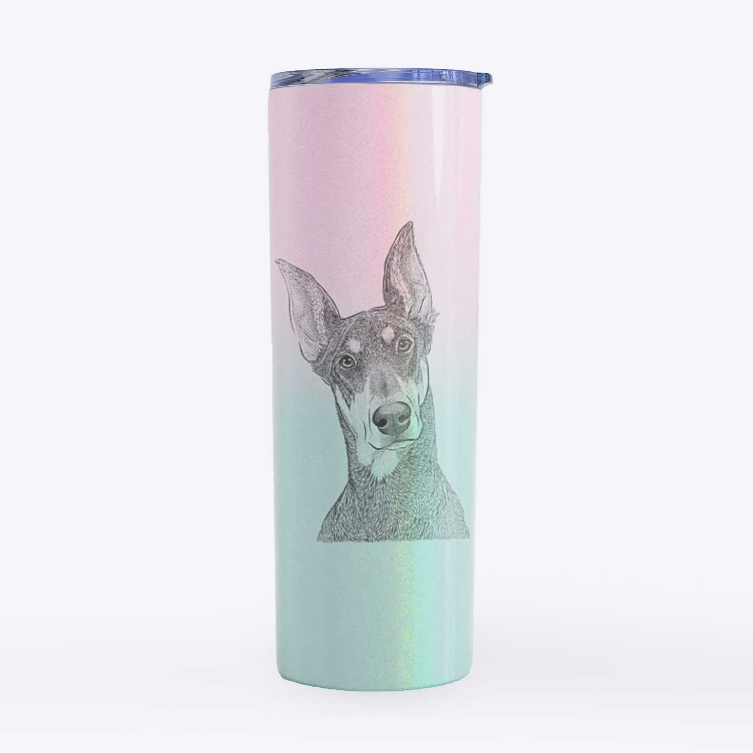 Jenna the Doberman Pinscher - 20oz Skinny Tumbler