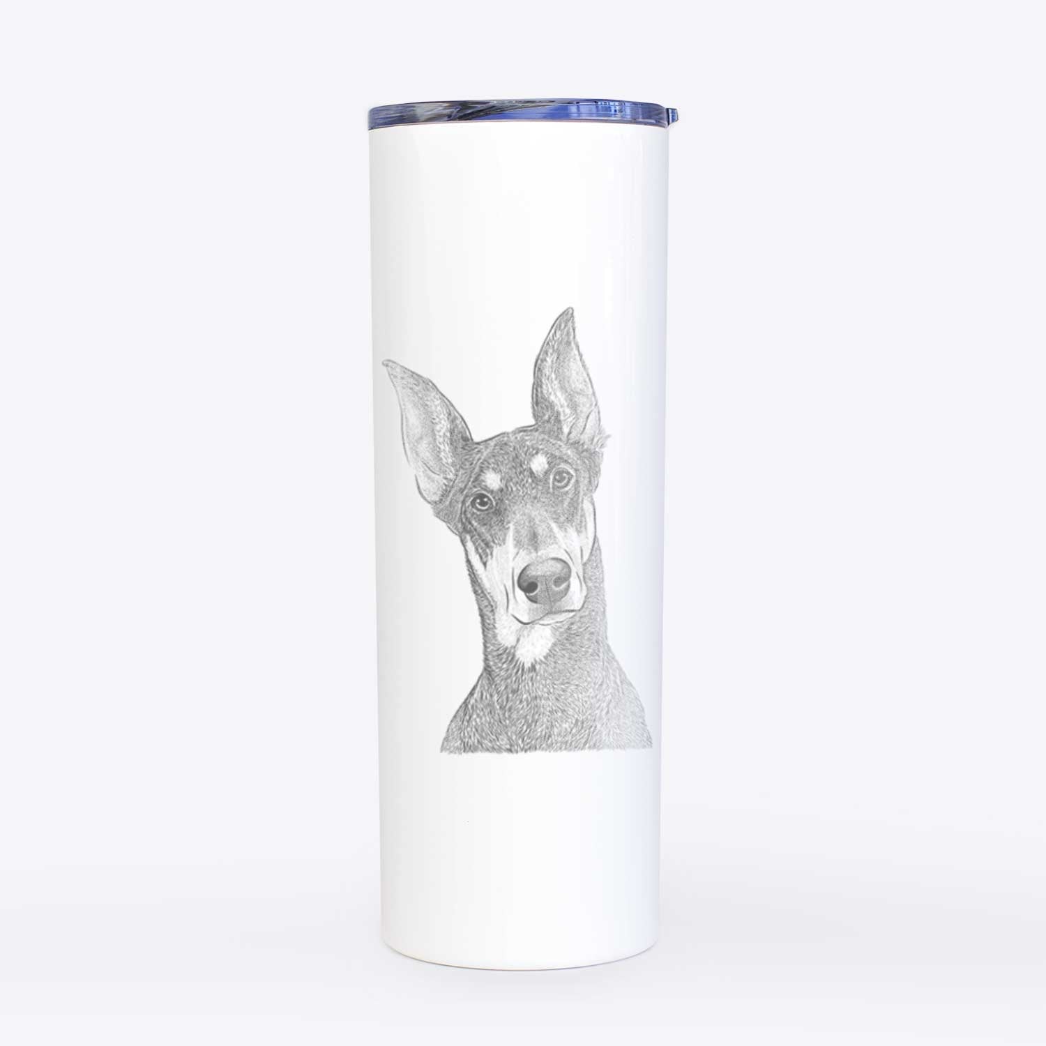 Jenna the Doberman Pinscher - 20oz Skinny Tumbler