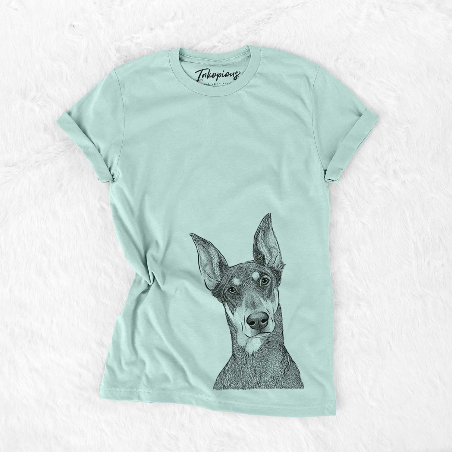 Bare Jenna the Doberman Pinscher - Unisex Crewneck