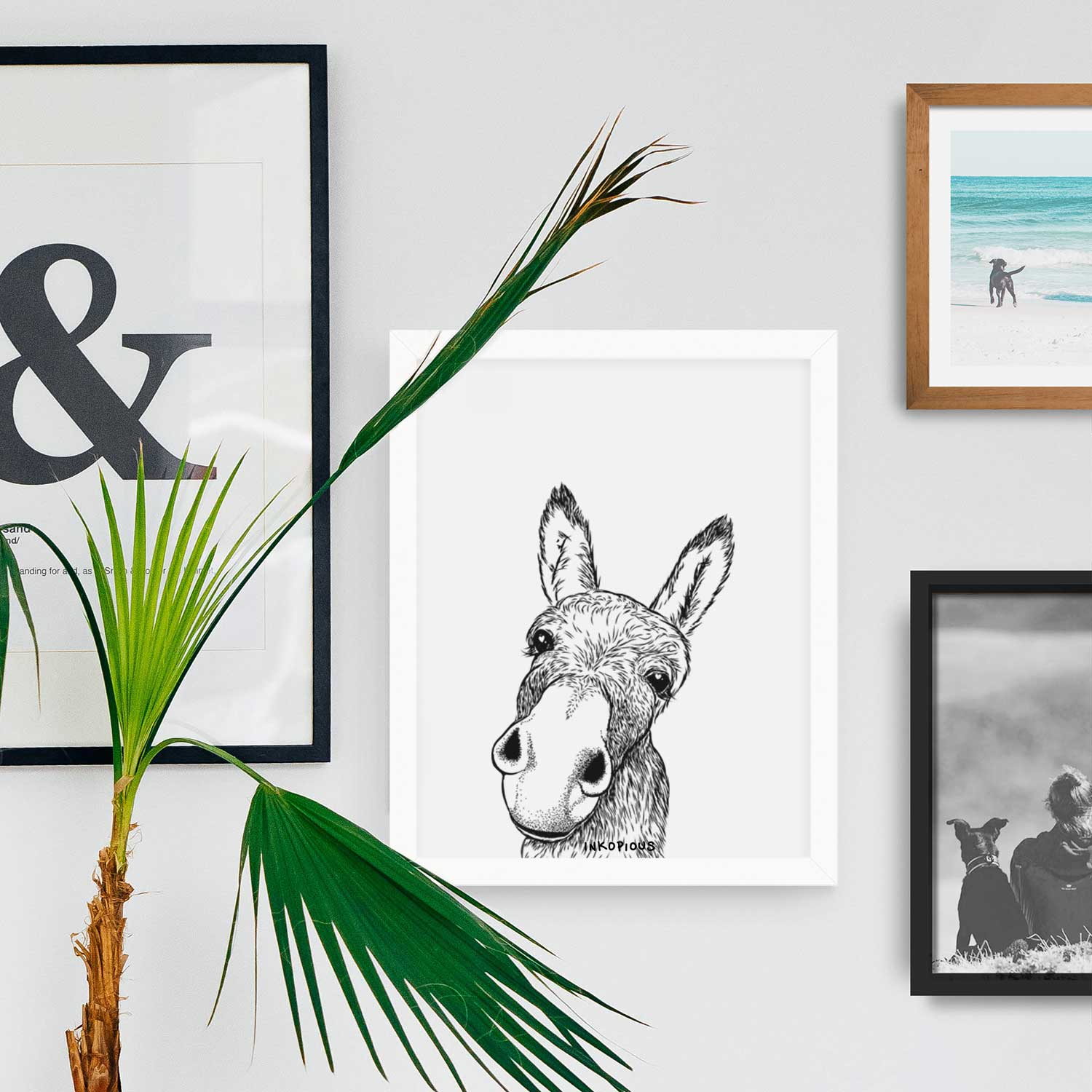 Jenny the Donkey Art Print