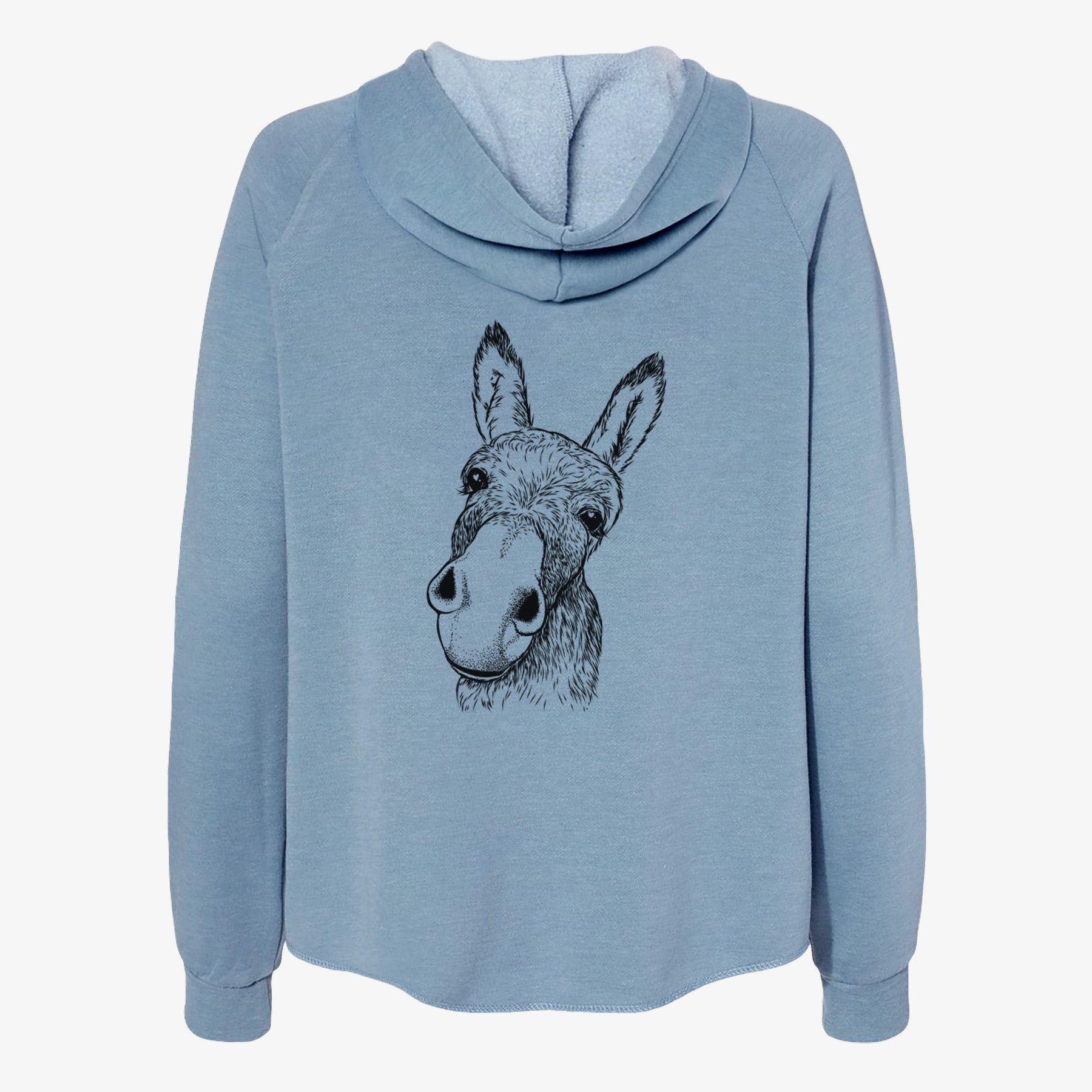 Jenny the Donkey - Women's Cali Wave Zip-Up Sweatshirt