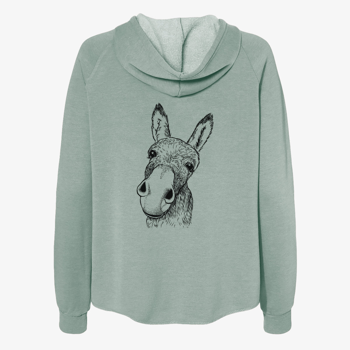 Jenny the Donkey - Women's Cali Wave Zip-Up Sweatshirt