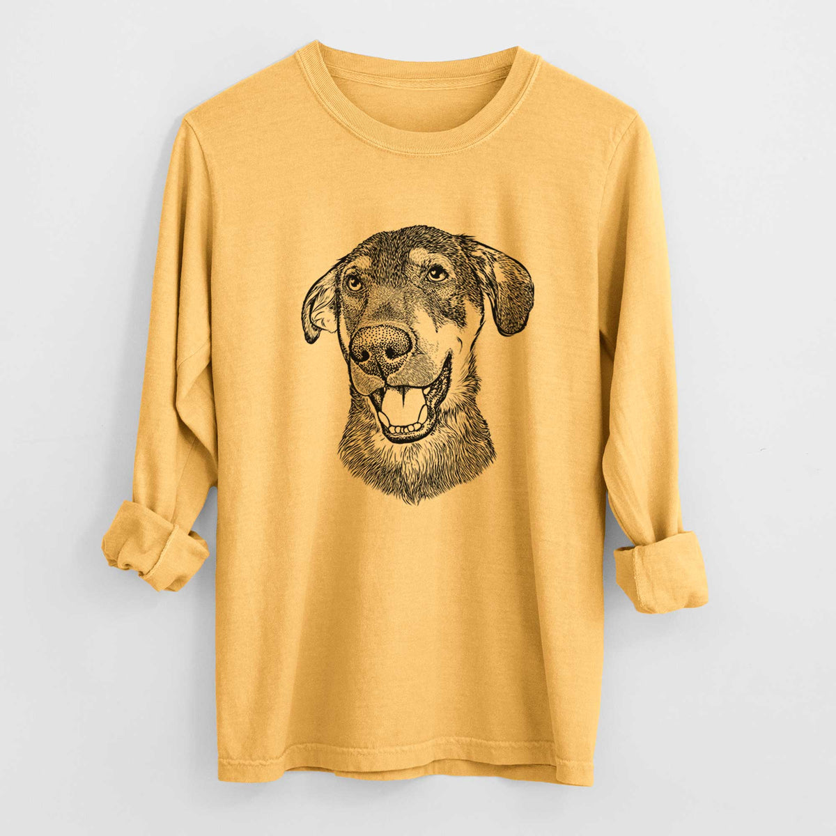 Bare Jet the Mixed Breed - Heavyweight 100% Cotton Long Sleeve