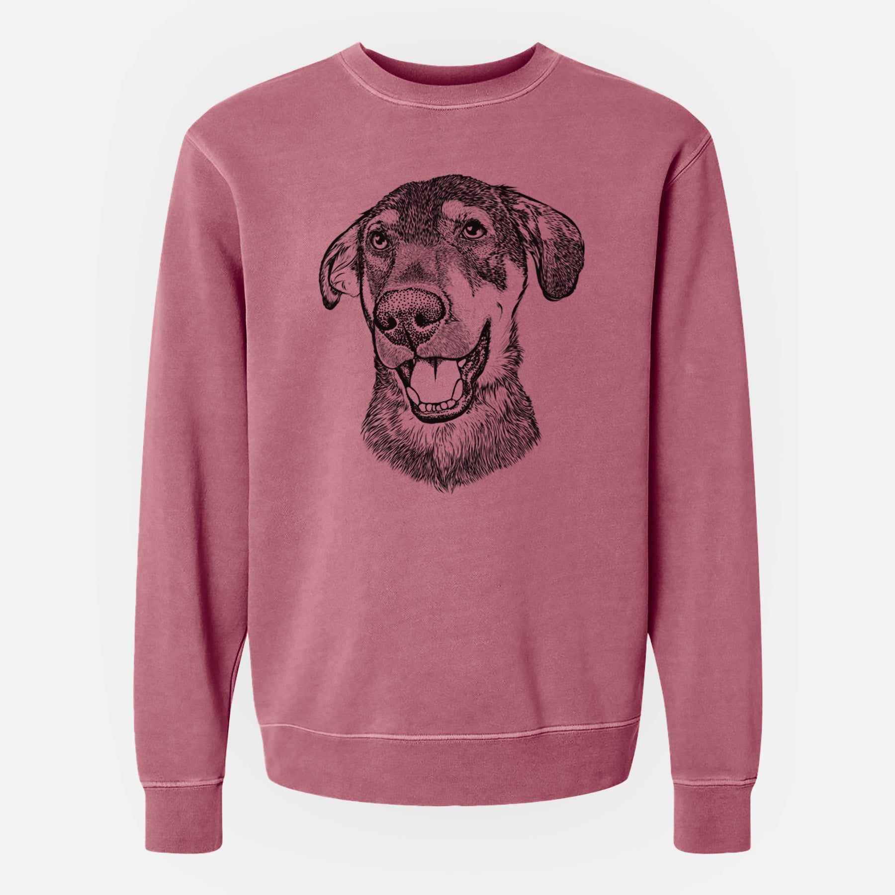 Bare Jet the Mixed Breed - Unisex Pigment Dyed Crew Sweatshirt