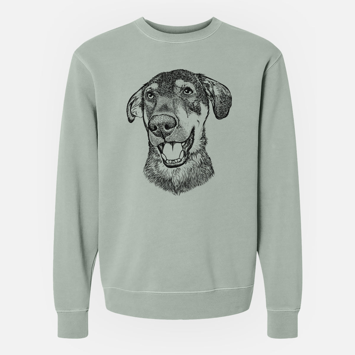 Bare Jet the Mixed Breed - Unisex Pigment Dyed Crew Sweatshirt