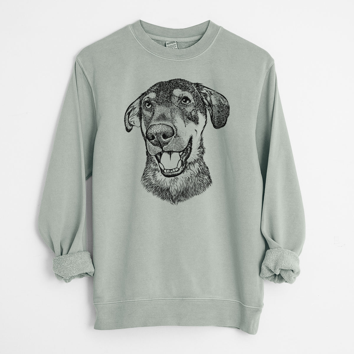 Bare Jet the Mixed Breed - Unisex Pigment Dyed Crew Sweatshirt