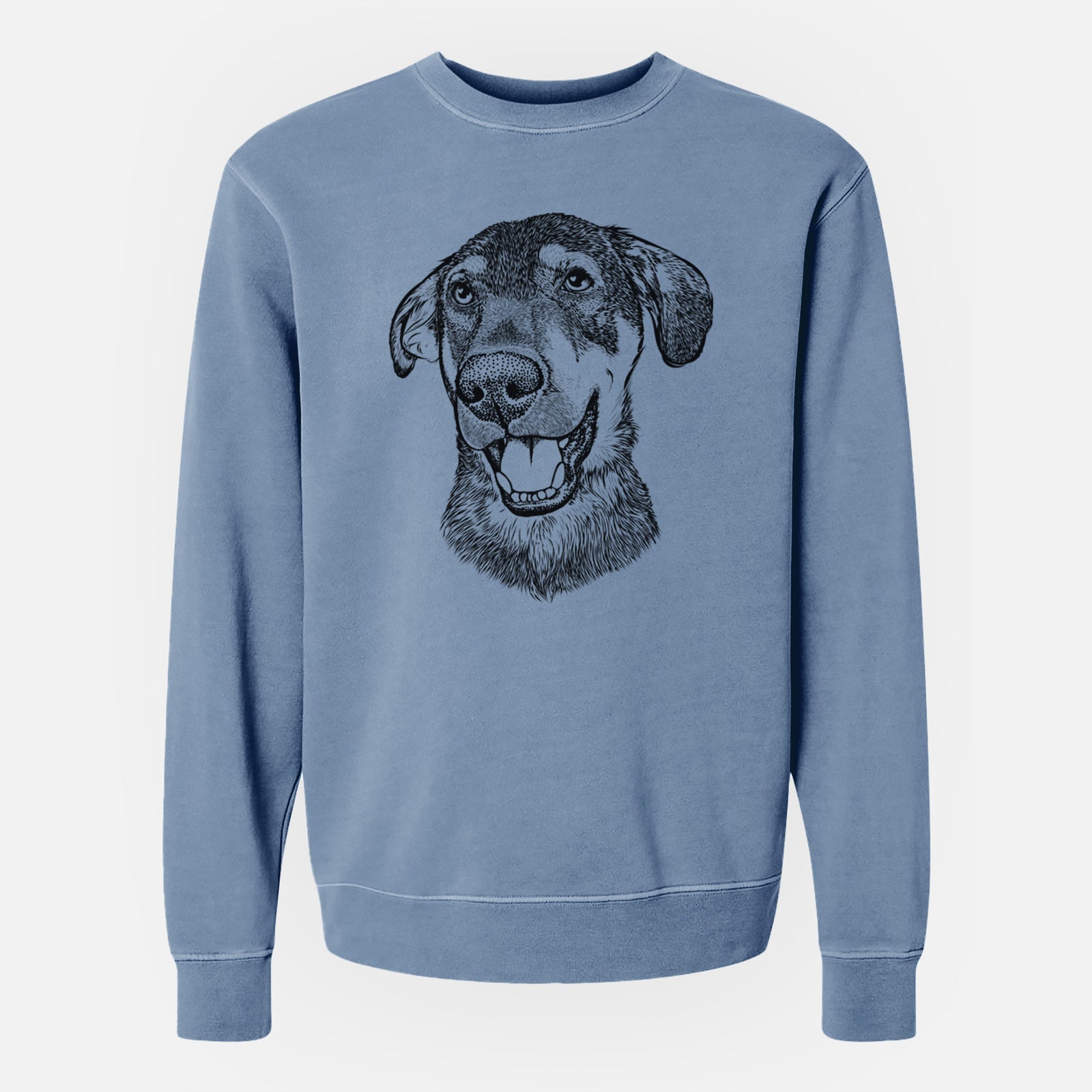 Bare Jet the Mixed Breed - Unisex Pigment Dyed Crew Sweatshirt