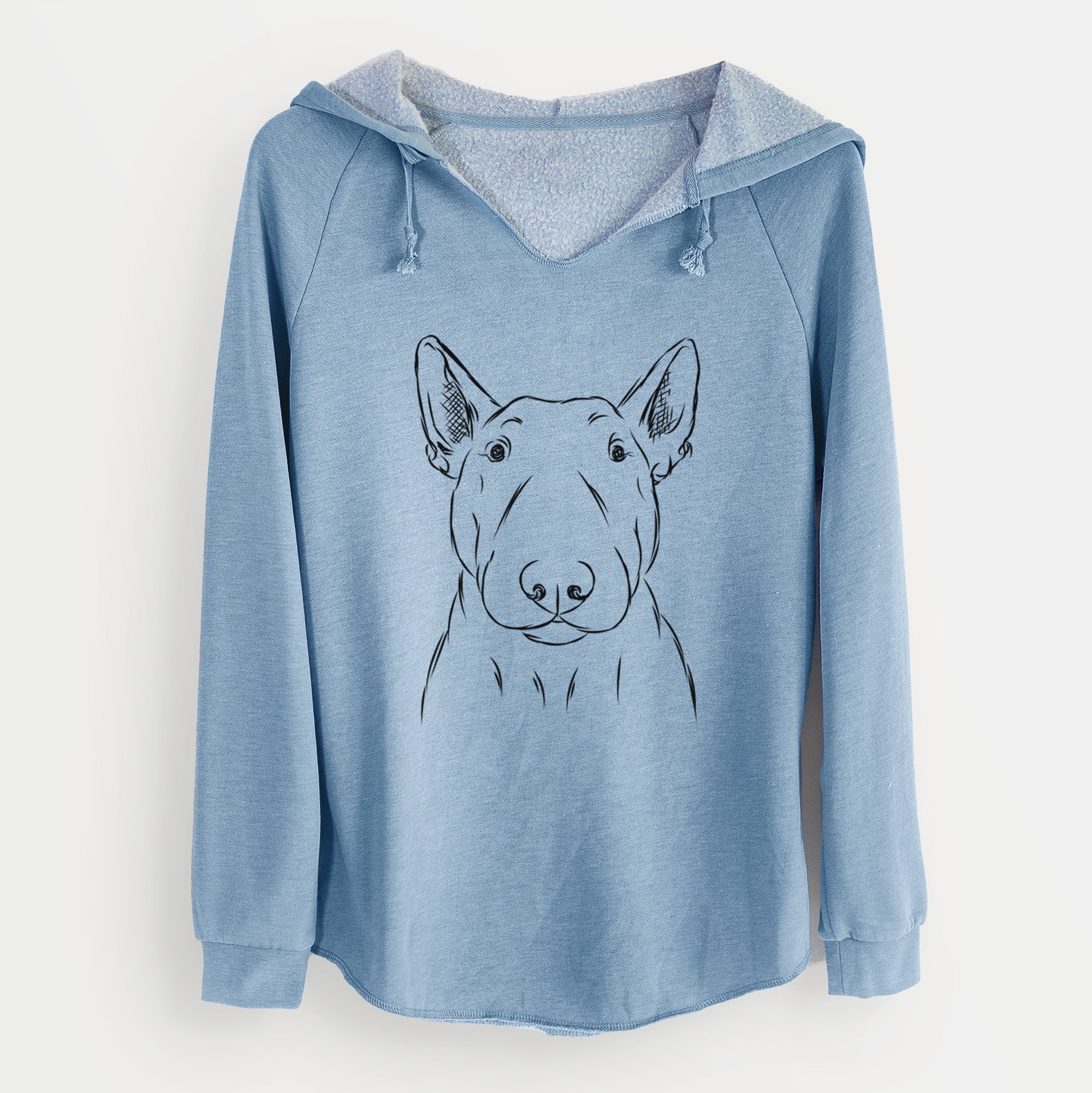 Bare Jett the Bull Terrier - Cali Wave Hooded Sweatshirt