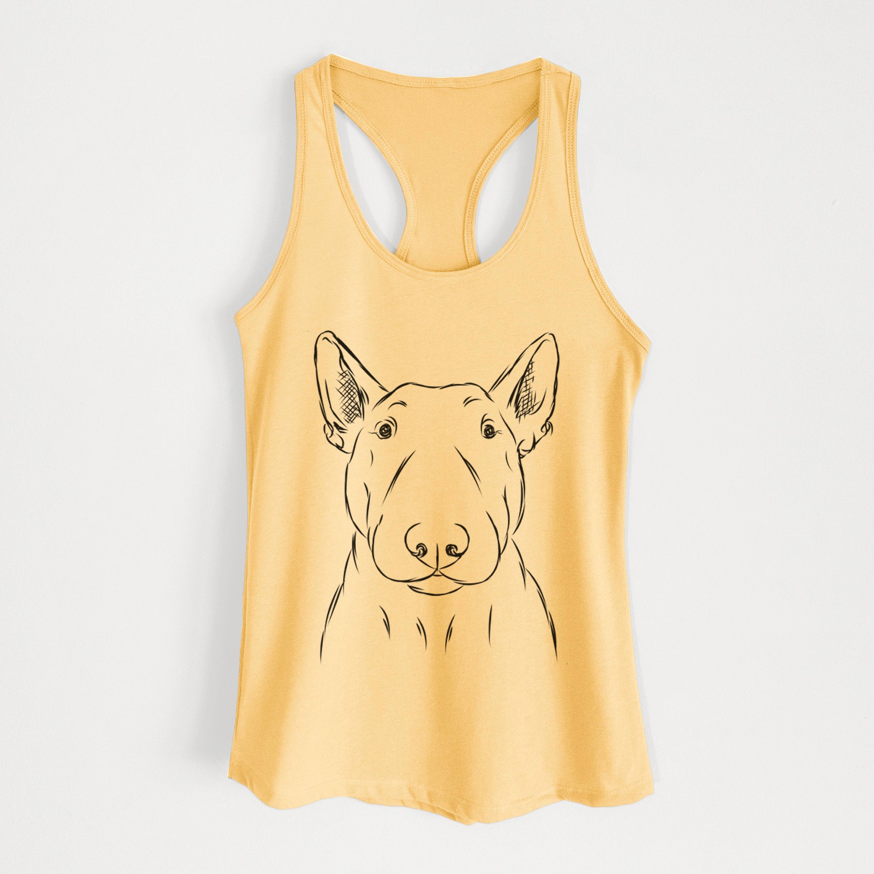 Jett the Bull Terrier - Women's Racerback Tanktop