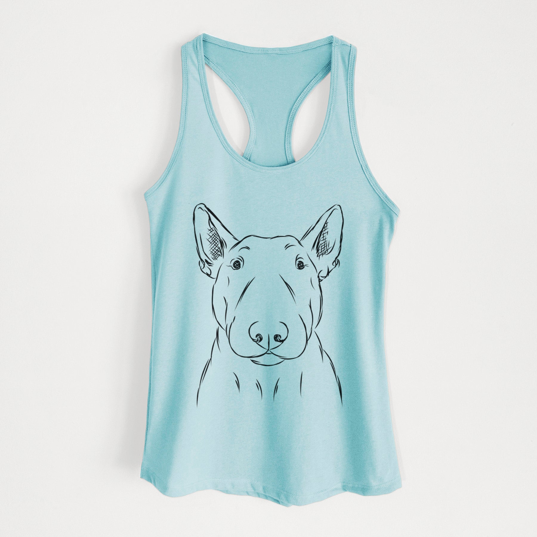 Jett the Bull Terrier - Women's Racerback Tanktop