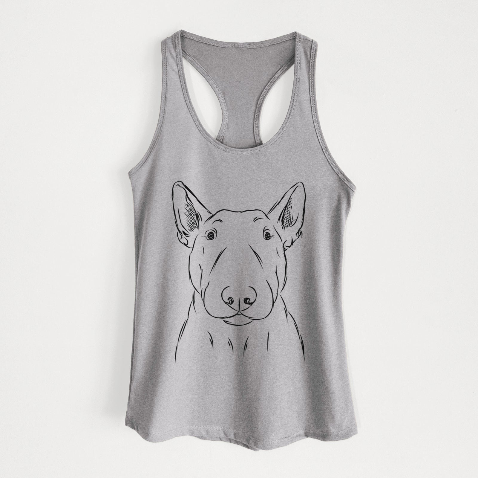 Jett the Bull Terrier - Women's Racerback Tanktop