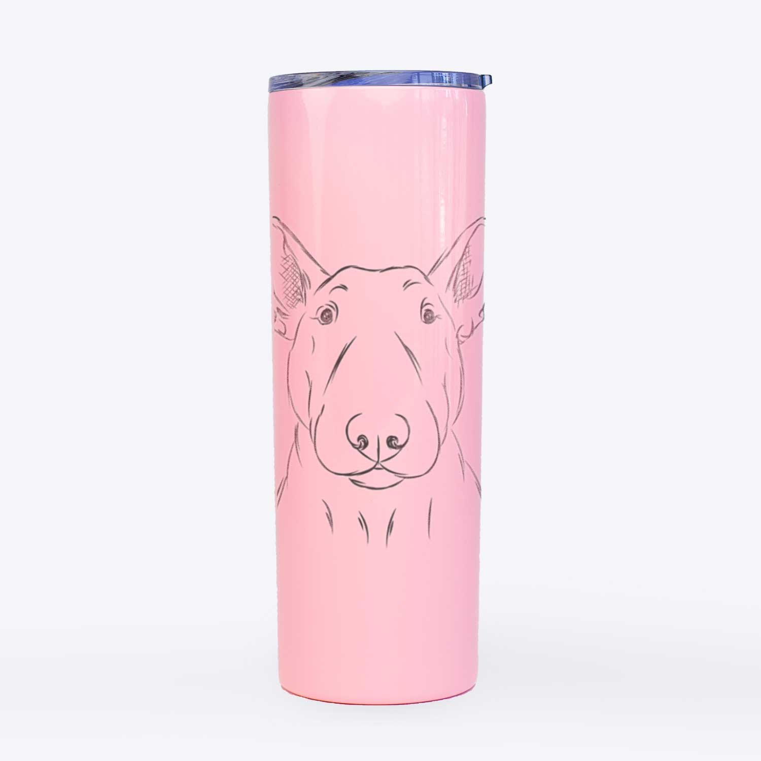 Jett the Bull Terrier - 20oz Skinny Tumbler