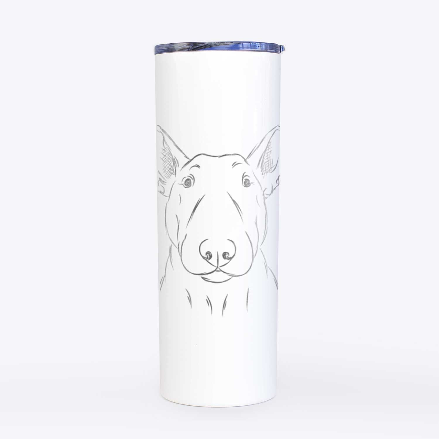 Jett the Bull Terrier - 20oz Skinny Tumbler