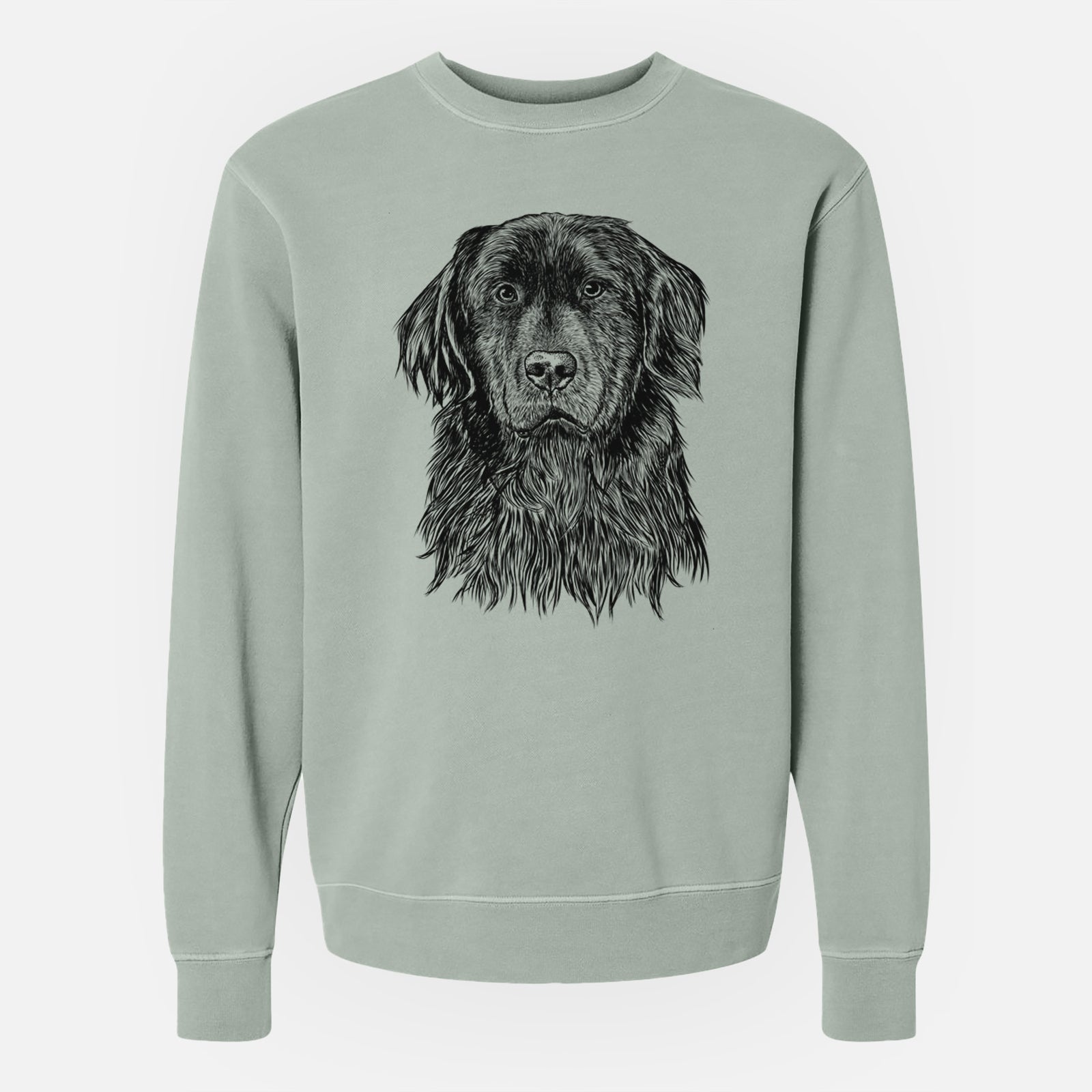 Bare Jinx the Newfoundland - Unisex Pigment Dyed Crew Sweatshirt