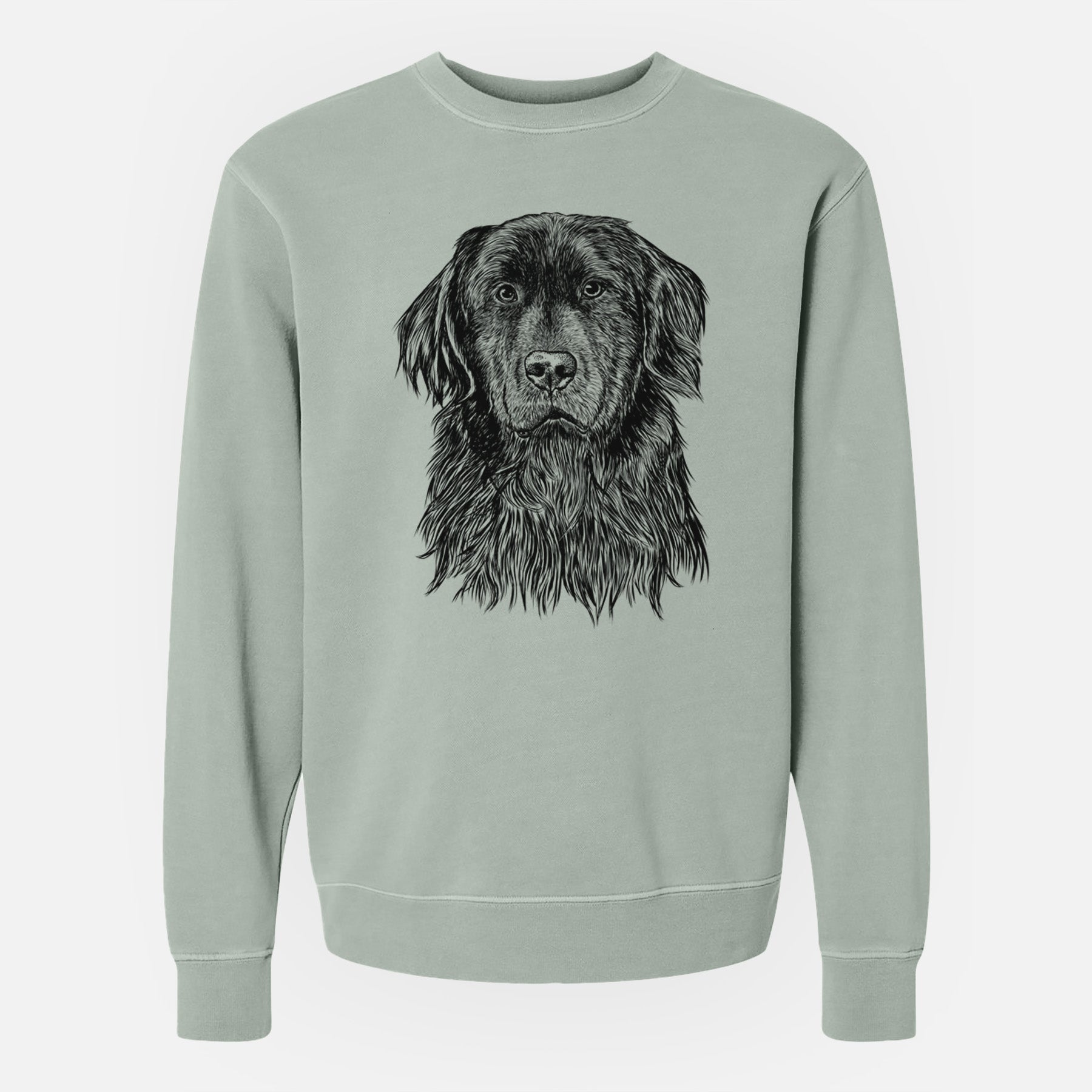 Bare Jinx the Newfoundland - Unisex Pigment Dyed Crew Sweatshirt