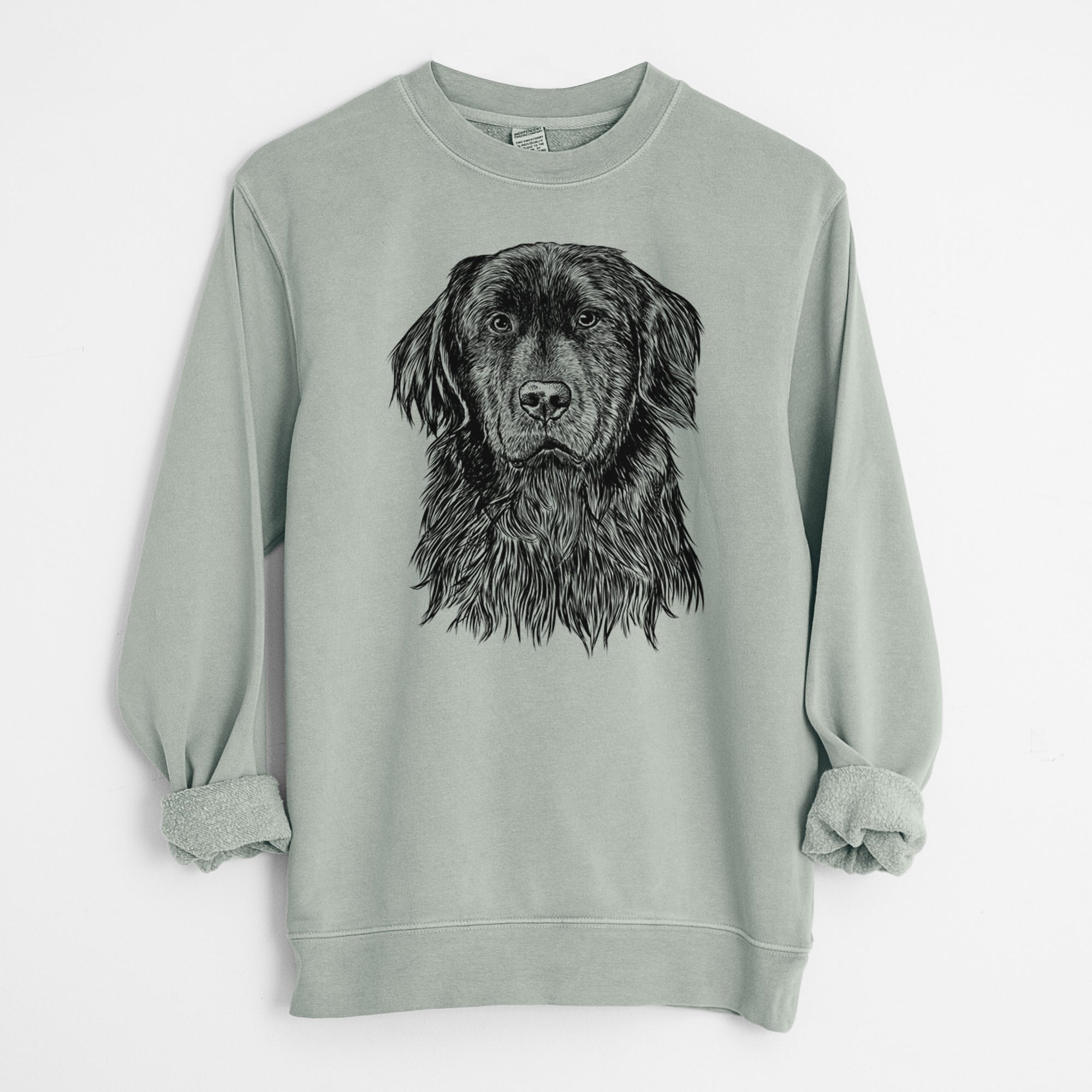 Bare Jinx the Newfoundland - Unisex Pigment Dyed Crew Sweatshirt