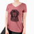 Bare Jinx the Newfoundland - Women's V-neck Shirt