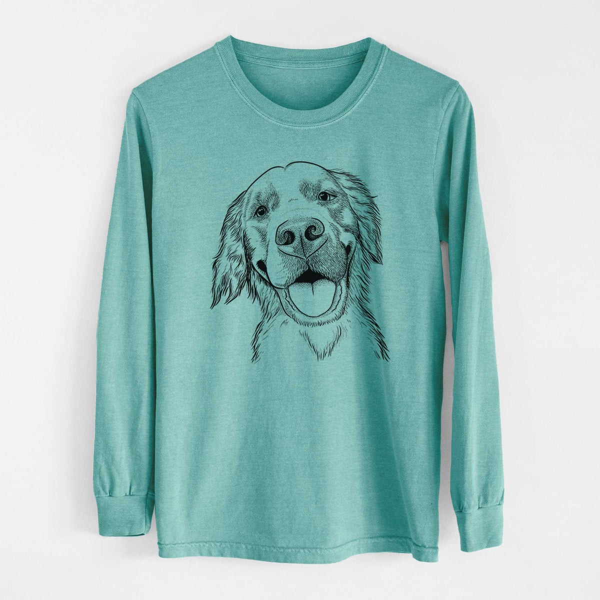 Bare Jordy the Golden Retriever - Heavyweight 100% Cotton Long Sleeve