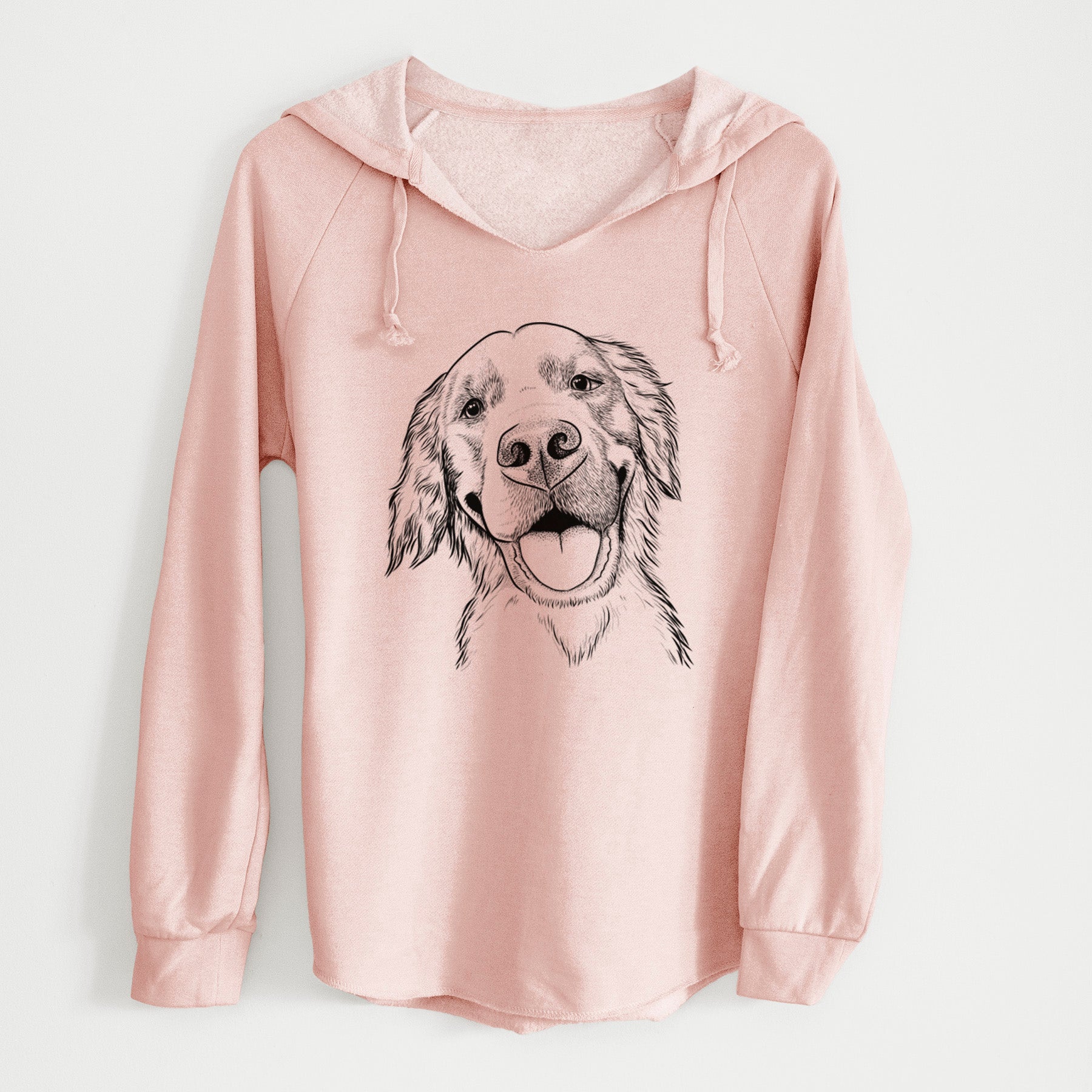 Bare Jordy the Golden Retriever - Cali Wave Hooded Sweatshirt