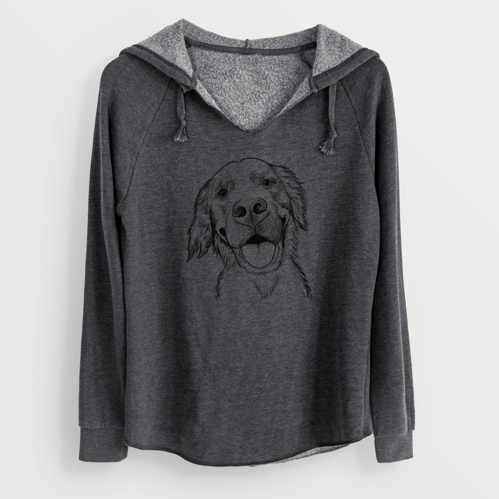 Bare Jordy the Golden Retriever - Cali Wave Hooded Sweatshirt