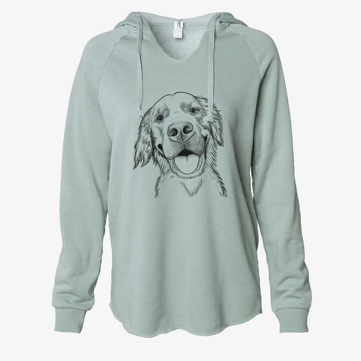 Jordy the Golden Retriever - Cali Wave Hooded Sweatshirt