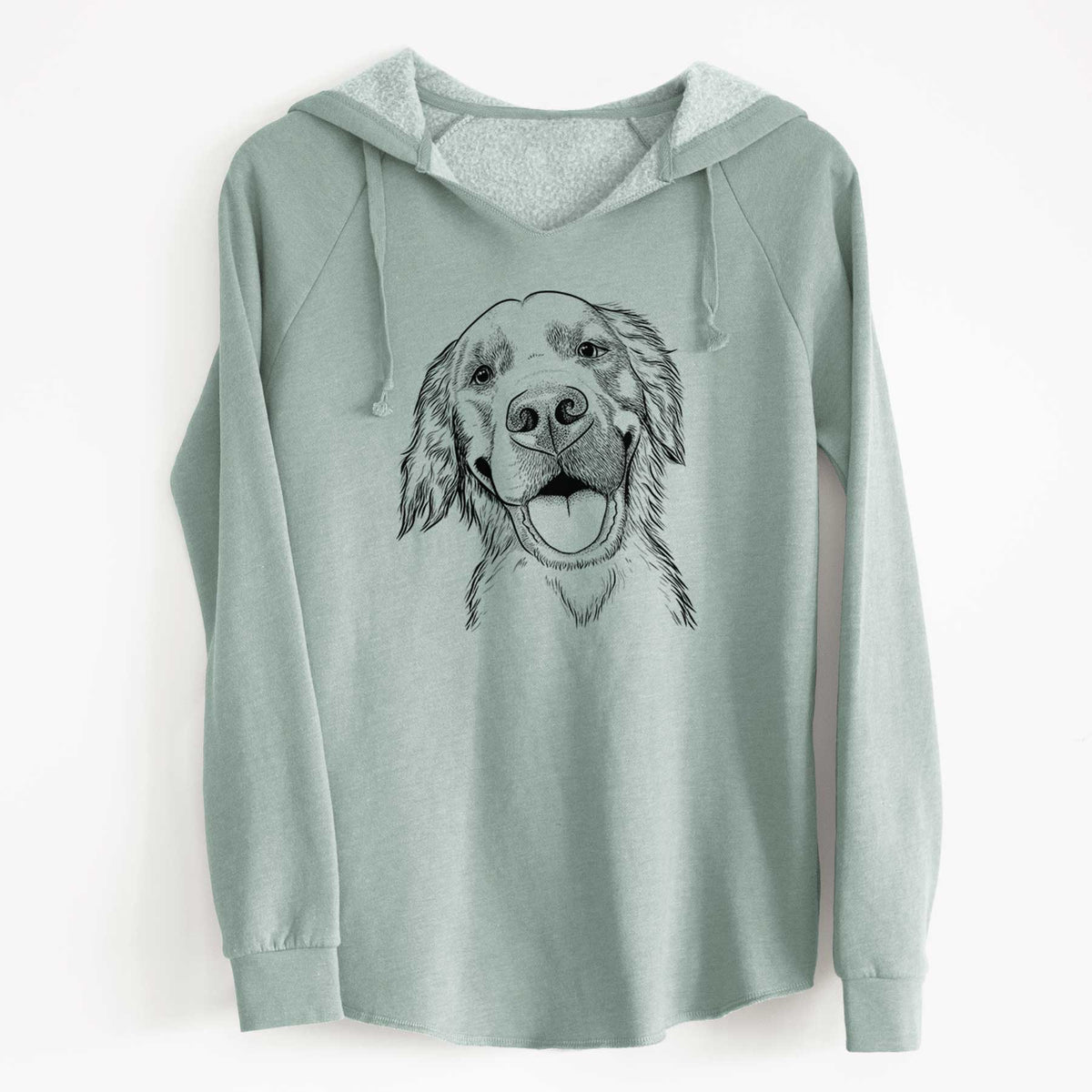 Bare Jordy the Golden Retriever - Cali Wave Hooded Sweatshirt