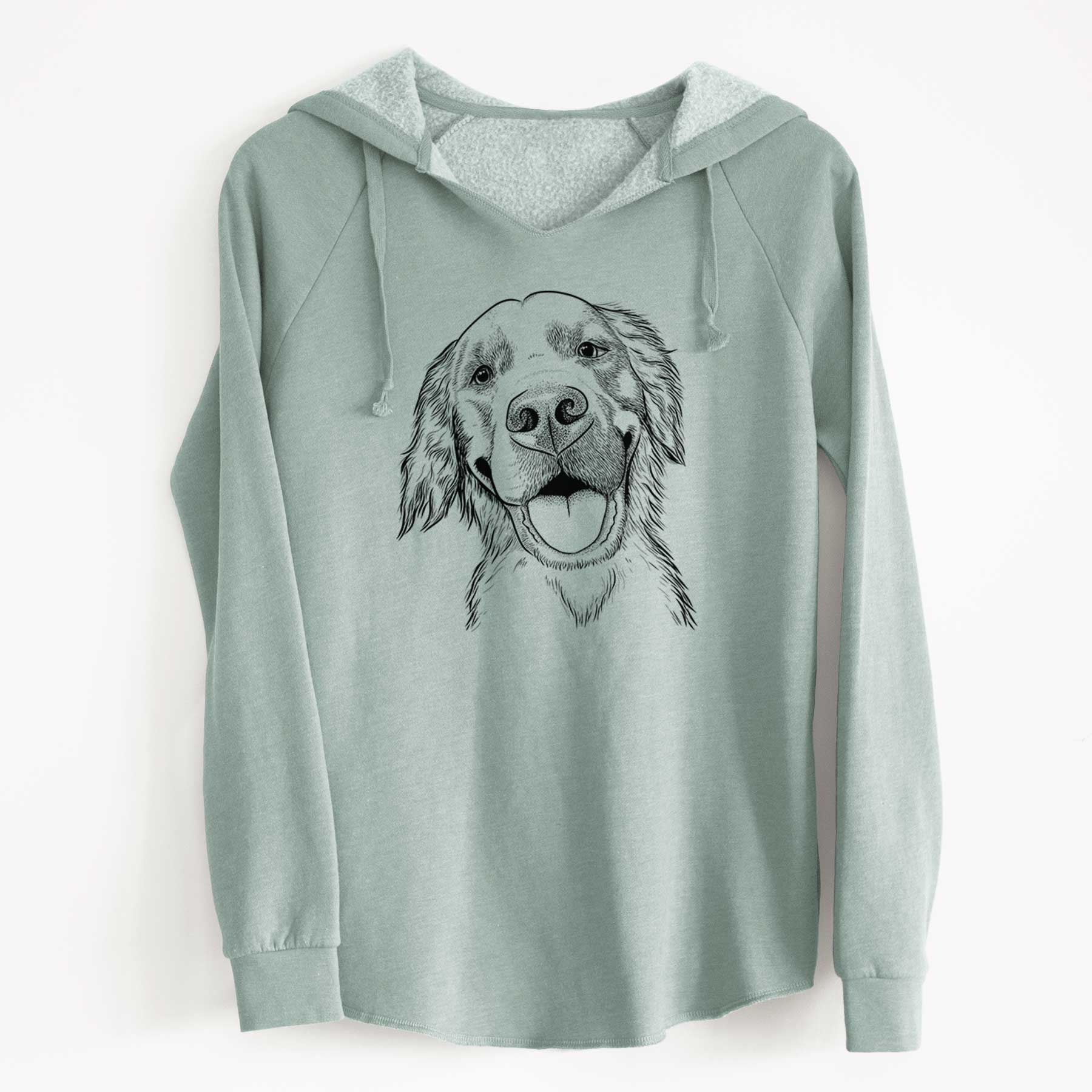 Bare Jordy the Golden Retriever - Cali Wave Hooded Sweatshirt