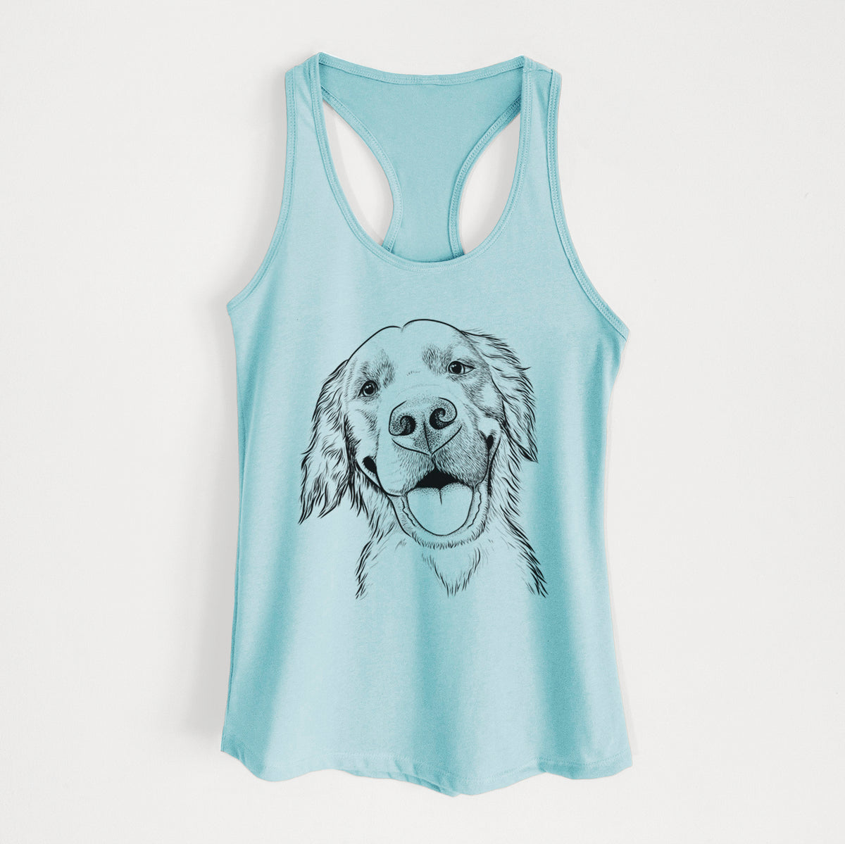 Jordy the Golden Retriever - Women's Racerback Tanktop