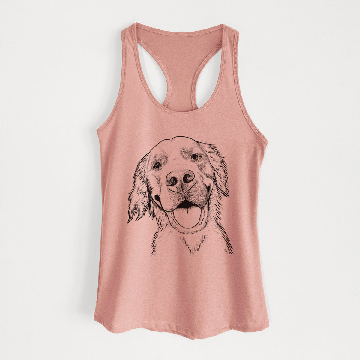 Jordy the Golden Retriever - Women's Racerback Tanktop