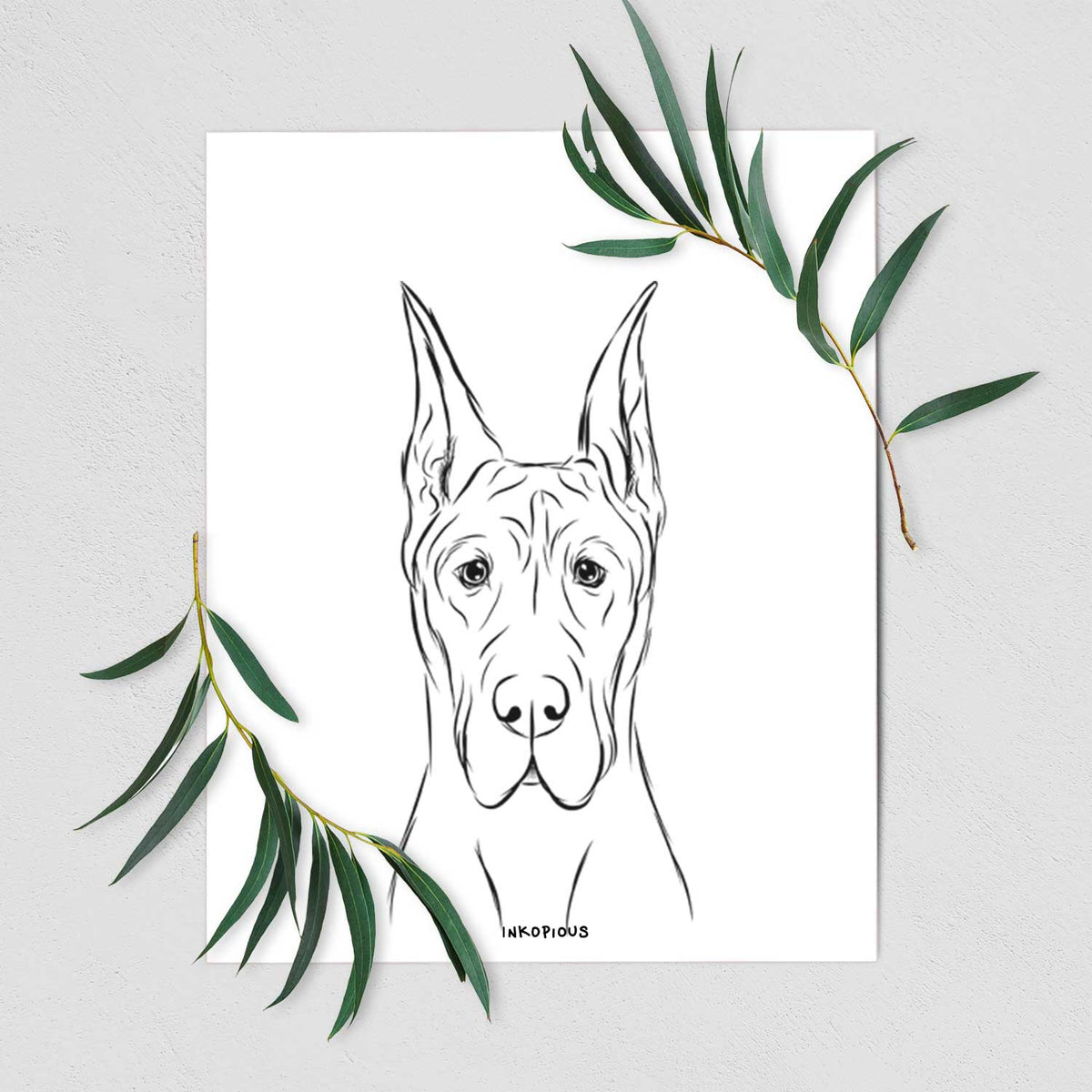 Jude the Great Dane Art Print