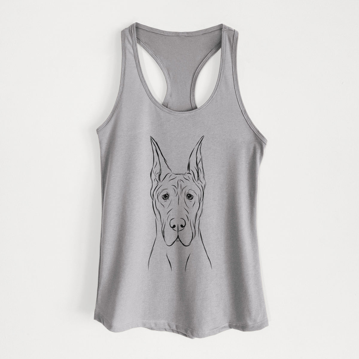 Jude the Great Dane - Women&#39;s Racerback Tanktop