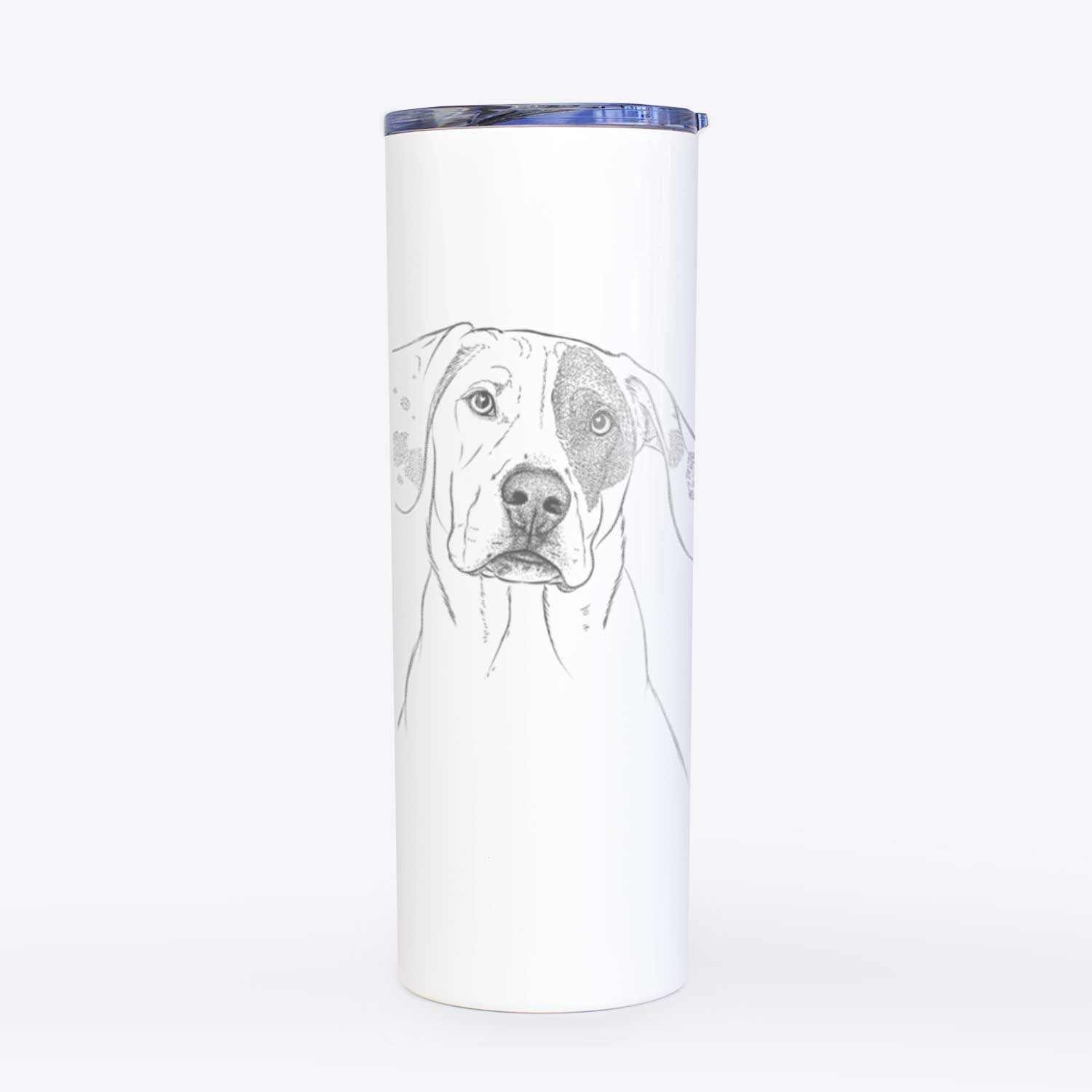 Julio the Dogo Argentino Mix - 20oz Skinny Tumbler