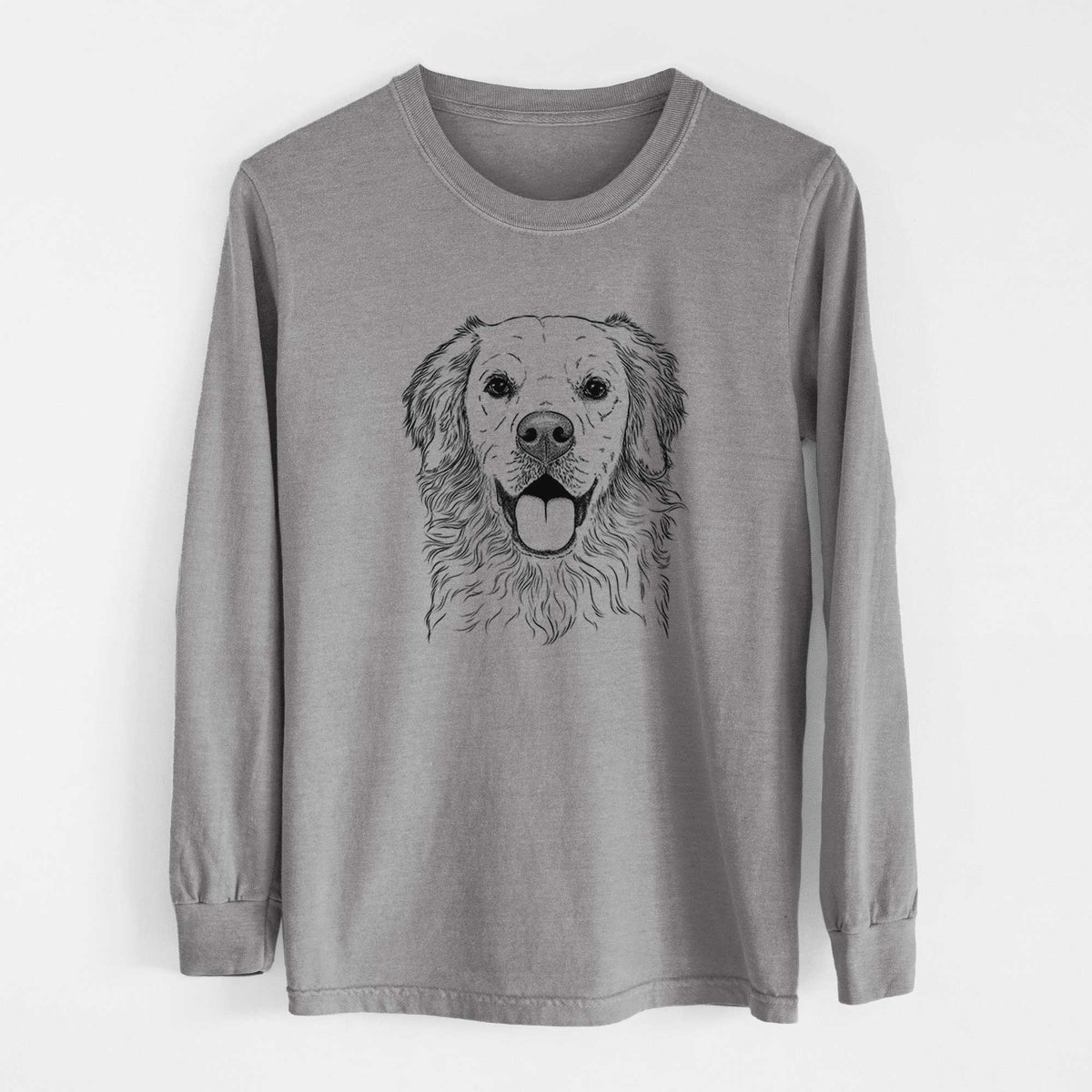 Bare Juniper the Golden Retriever - Heavyweight 100% Cotton Long Sleeve