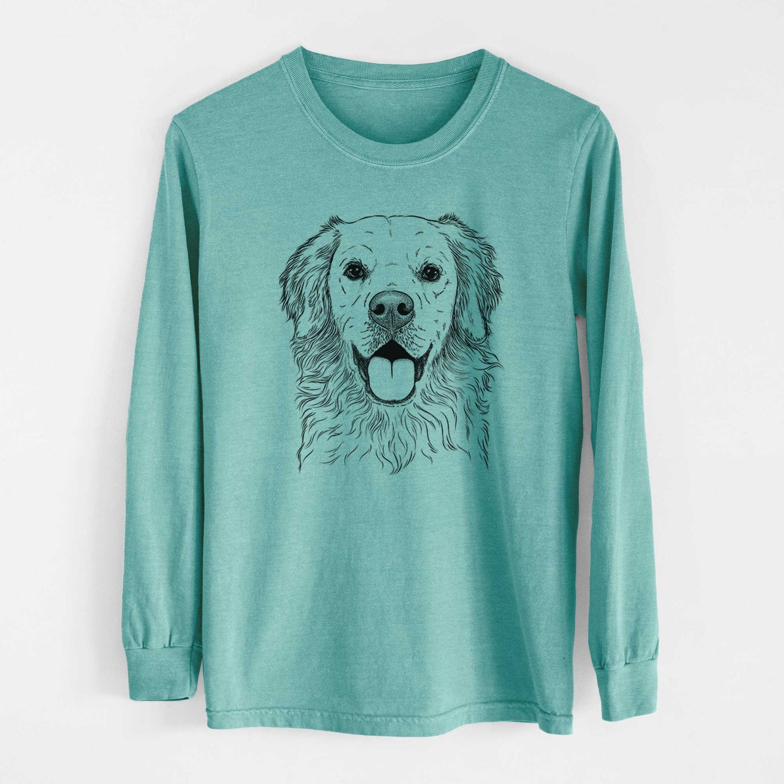 Bare Juniper the Golden Retriever - Heavyweight 100% Cotton Long Sleeve