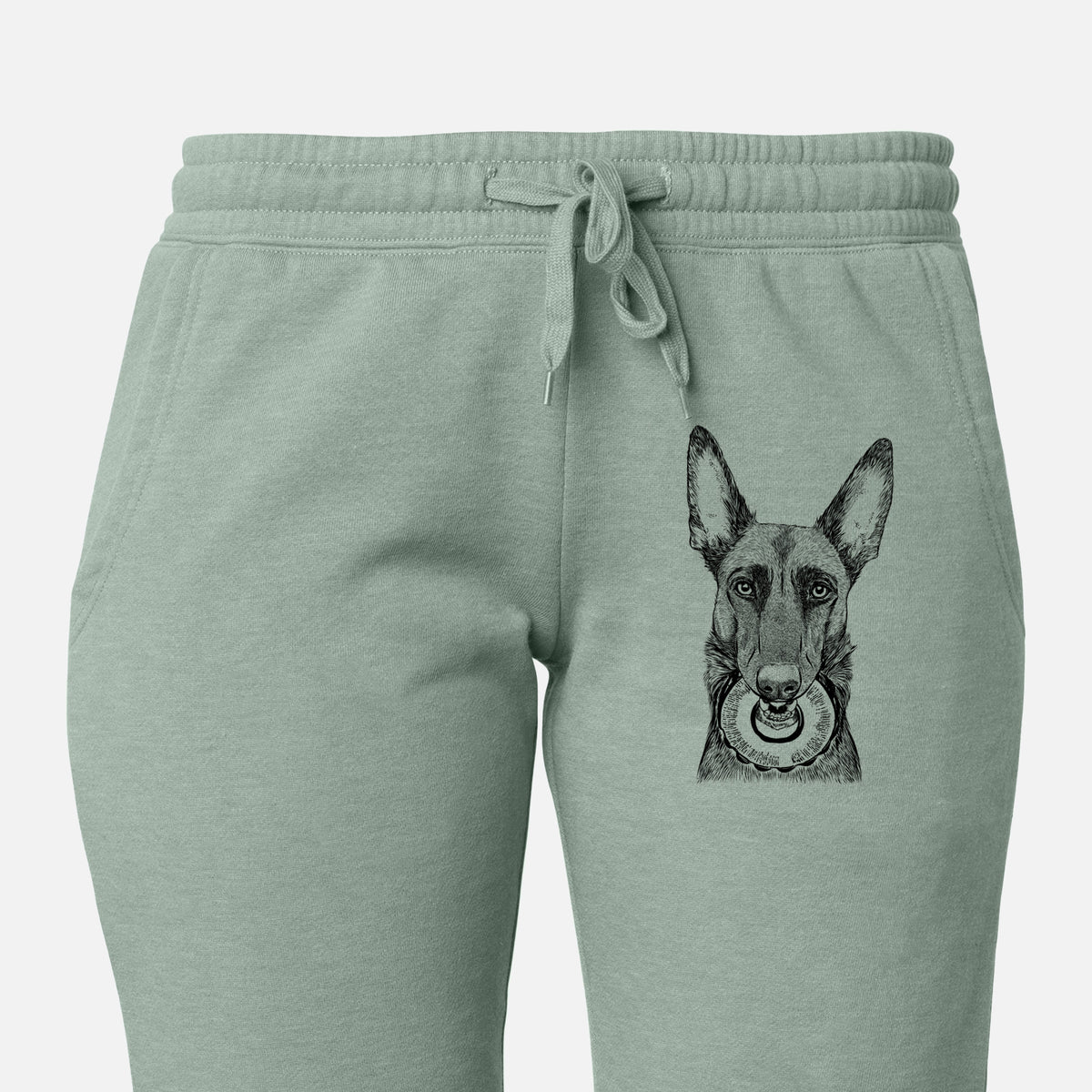 Juno the Belgian Malinois - Women&#39;s Cali Wave Joggers