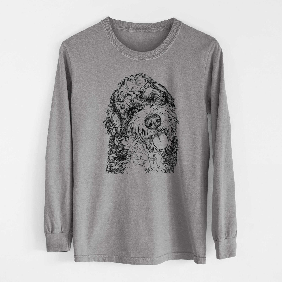 Bare Kaci the Bernedoodle - Heavyweight 100% Cotton Long Sleeve