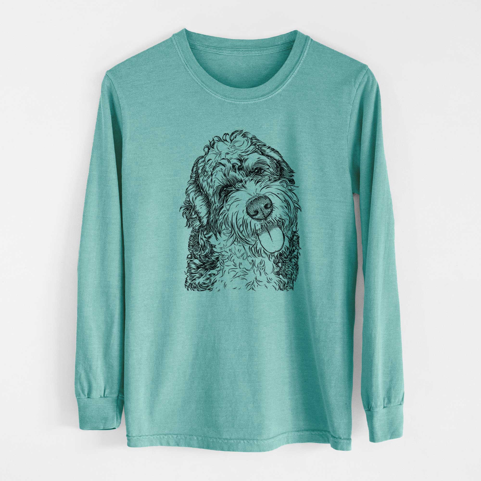 Bare Kaci the Bernedoodle - Heavyweight 100% Cotton Long Sleeve