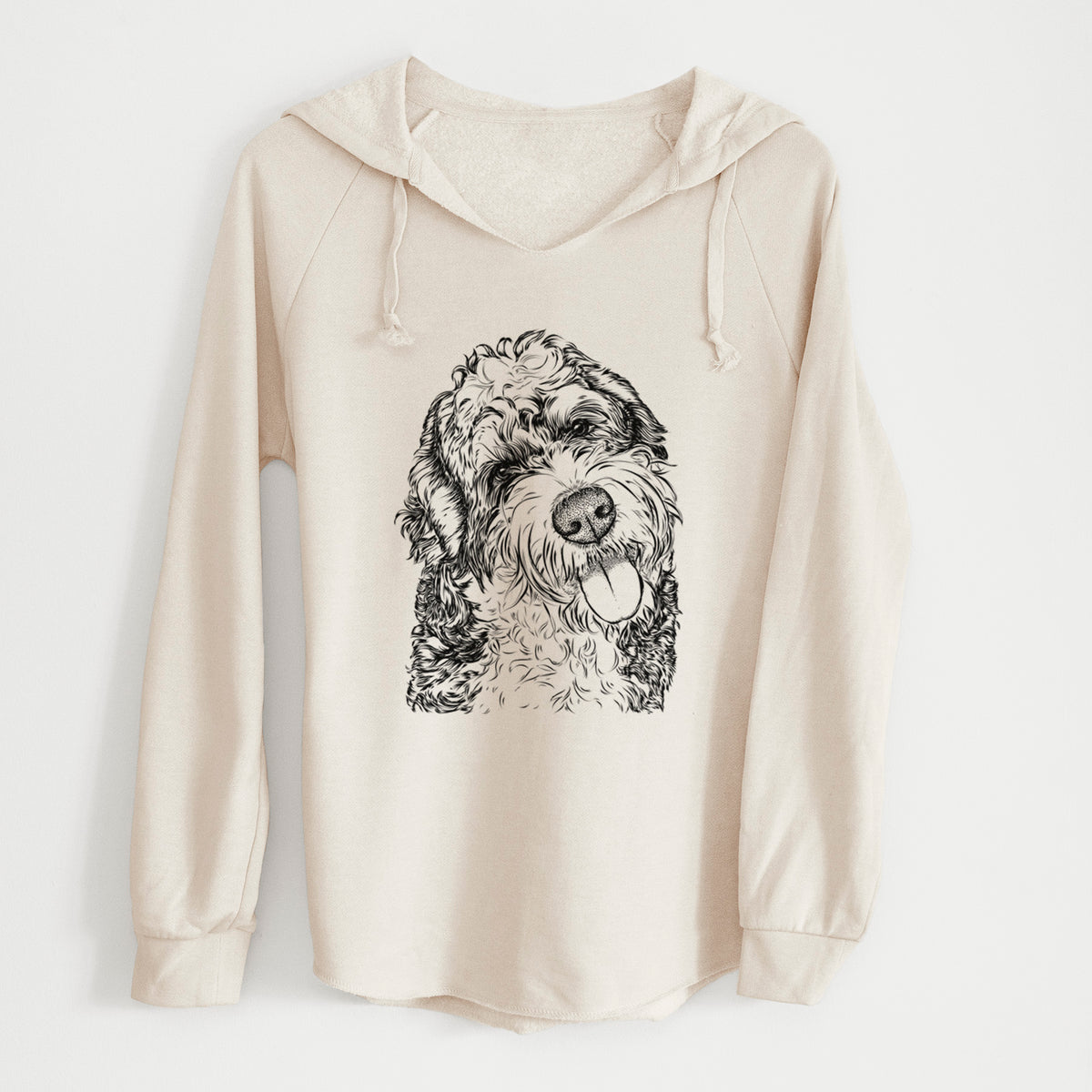 Bare Kaci the Bernedoodle - Cali Wave Hooded Sweatshirt